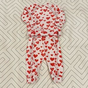 Molo Heart Sweatsuit Set
